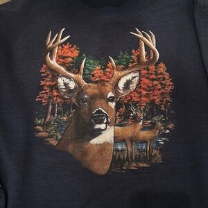 Vintage Jerzees Deer in a Meadow Sweatshirt